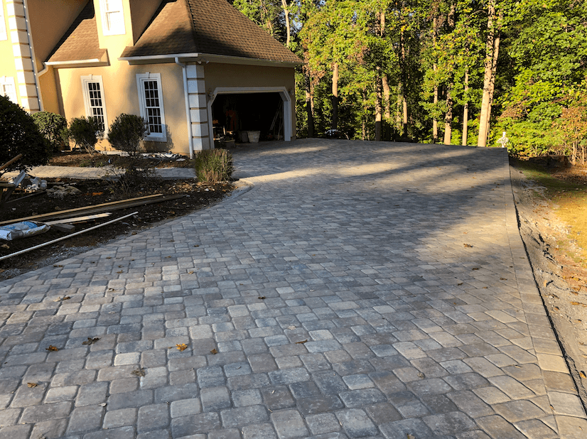 Paver patio and pool deck