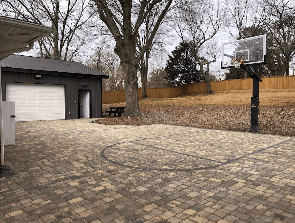 Paver driveway