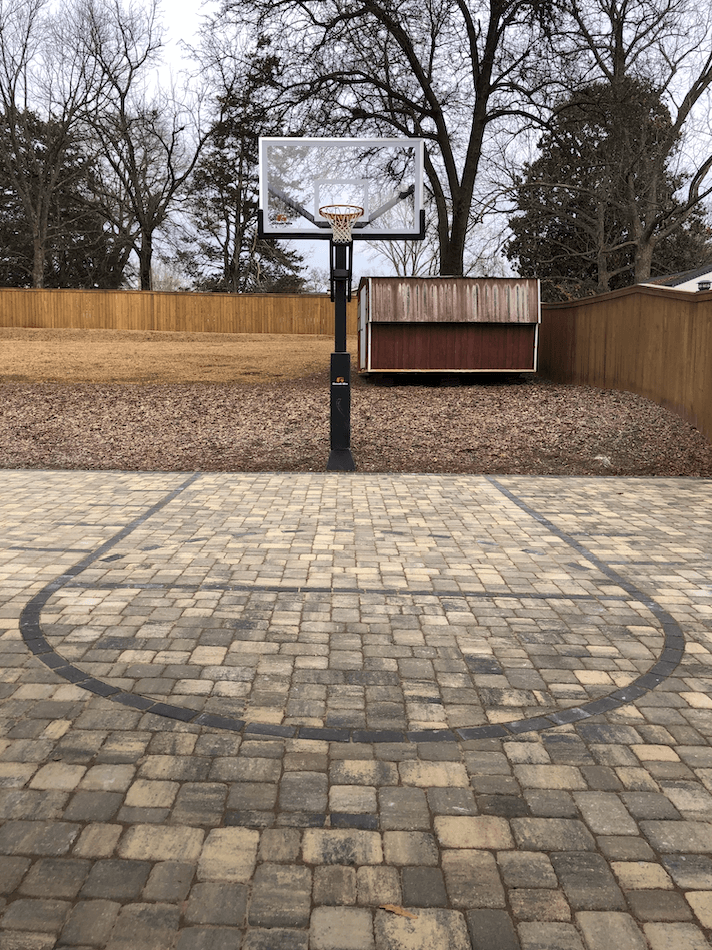 Circular patio