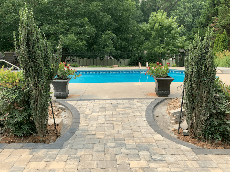 Patio installation