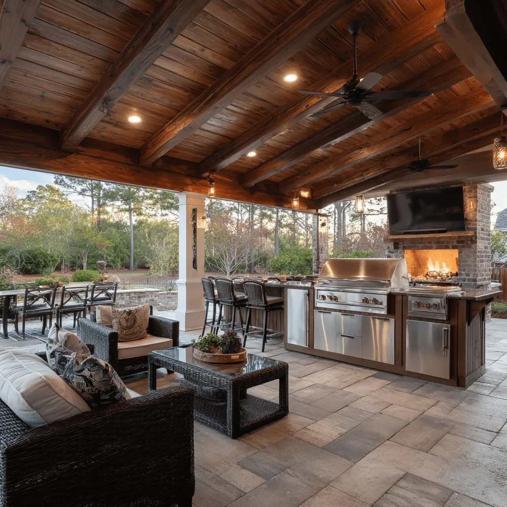Backyard oasis