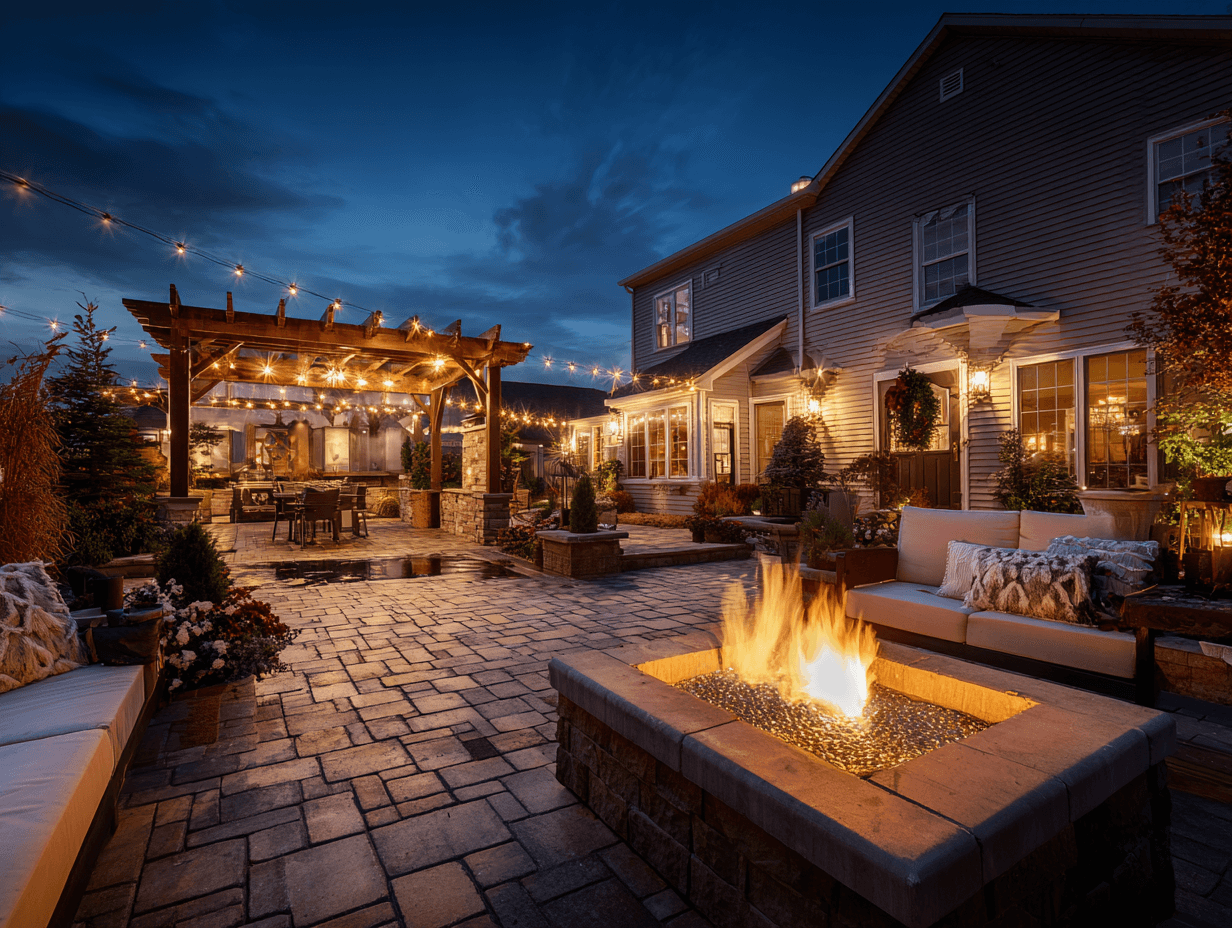 Luxury holiday patio